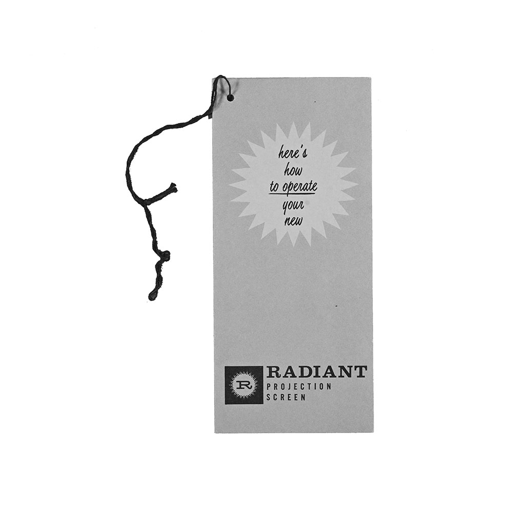 Radiant Projection Screen 